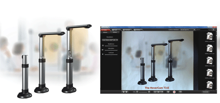 Bild på HoverCam dokumentkamera med programvara