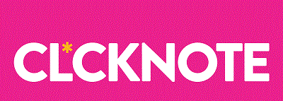 Bild på ClickNote logga