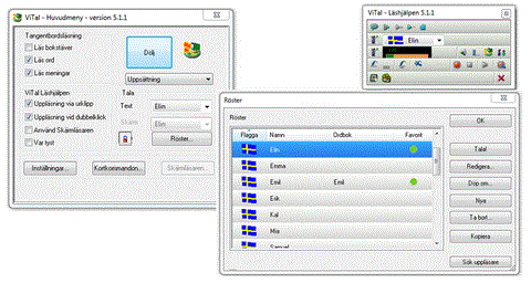 Bild på programvara i Word
